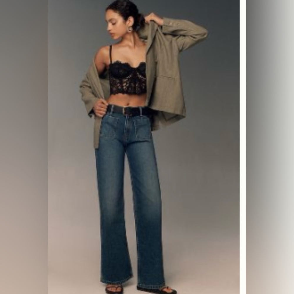 Pilcro High Rise Women Jeans - Dark Blue